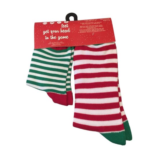 Into Socks Daddy & Kid Holiday NAUGHTY Striped Socks Men's 7-12 Kids 10T-3 - Picture 2 of 3